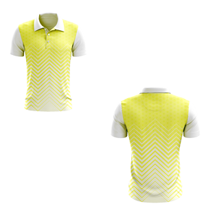 Camiseta Deportiva de Golf para Hombre, de Alta Calidad, 100% Poliéster, Tejida, con Estampado Digital Personalizado, Corte Ajustado, Manga Corta, Secado Rápido y Transpirable - Product Image 6
