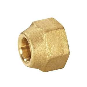 Écrous de raccordement en laiton pour raccords de tuyauterie et systèmes de connexion de fluides, composants industriels durables, résistants à la corrosion et filetés. - Product Image 1