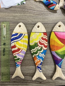 High Quality Wooden Fish Sculpture Vietnam Handmade Natural Eco-Friendly Wood Fish Decor Export Supplier - Product Image 4