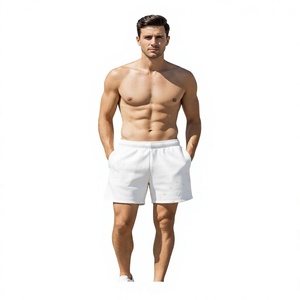 400 GSM heavy fleece <b>shorts</b> in crisp <b>white</b>. Designed for a structured yet relaxed fit, these <b>shorts</b> feature high-density - Product Image 6