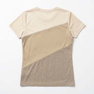 T-shirt classique pour femme, col rond, manches courtes, en coton/élasthanne, écologique, confortable, tissu doux, vêtements tendance - Product Image 4