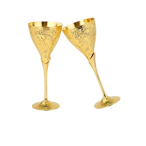 Cáliz Vintage de Latón Dorado Hecho a Mano, Copa Medieval Renacentista, Regalos para Aniversario de Bodas, Artículos de Bebida Ceremoniales Novedosos - Product Image 3