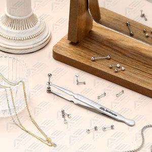 Stainless Steel for Tongue Rings Labret <b>Earrings</b> All Piercings Piercing Barbell Clamps Piercing Ball Grabber Tool - Product Image 4