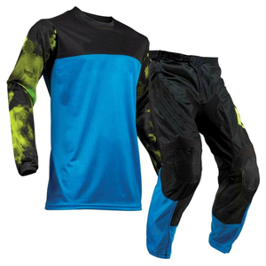 Camiseta y Pantalones de Motocross, Ropa para Motociclismo Todoterreno, Resistente al Viento, Verano, 100% Poliéster, Impresión Digital, Servicio OEM - Product Image 1