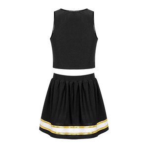 Tenue de cheerleading pour événements sportifs d'équipe, respirante, imprimée par sublimation, vêtements de performance de haute qualité, mélange 100 % polyester/coton - Product Image 2