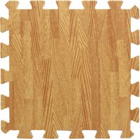 Tapis de jeu emboîtable DONGHANG OEM en EVA, motif bois, écologique, isolant thermique, épaisseur 1 cm, non toxique