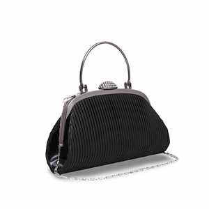 Pochette de soirée formelle noire P15538 - Product Image 2