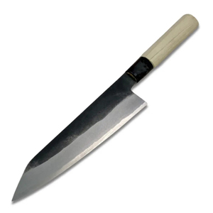 Couteau de Chef Personnalisé Fait Main en Acier Carbone Burraq Ecommerce, Lame de 8 Pouces, Épaisseur de 3,0 mm, Manche en Bois, NOUVEAU, Garde au Sec, Idéal Cadeau - Product Image 1