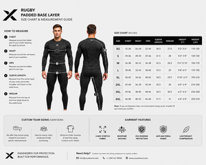 X Sports City Rugby – Sous-vêtements rembourrés noirs et turquoise, anti-humidité, séchage rapide, respirants, sans manches, toutes saisons - Product Image 6