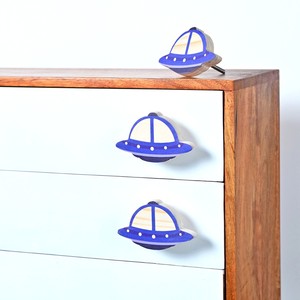 Handmade Modern Pine Wood Cabinet Spaceship Purple Drawer <b>Knobs</b> <b>Dresser</b> Door Handles Cupboard Pulls Nursery <b>Knobs</b> - Product Image 5