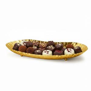 Bandeja para Servir Chocolate de Estilo Moderno, de Alta Calidad, en Metal Dorado con Asa Dorada, al Precio Más Bajo - Product Image 4