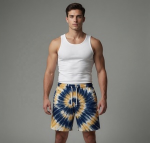Multicolor Hypnotic Tie Dye Spiral Sublimation Mesh Performance Shorts Breathable Quick Dry Unisex Summer Sports Festival Casual - Product Image 6