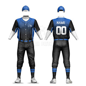 Uniforme de Béisbol Ligero de Poliéster al por Mayor para Adultos, Conjunto Personalizable de Alta Calidad, Tallas Grandes, Transpirable para Hombres - Product Image 3