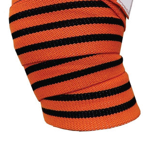 Bandes de genou pour squats, sangles de soutien pour l'entraînement, la force athlétique et l'haltérophilie, bandes de genou pour soulevé de terre, en vente - Product Image 5