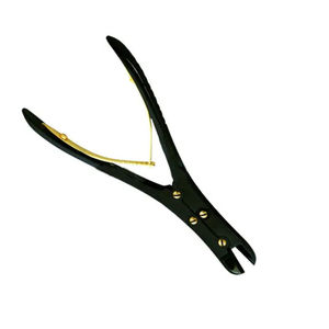 Coupe-fils orthopédique à double action, côté avant, couleur noire, coupe-fils à broche TC, matériau allemand, acier inoxydable, prix de gros - Product Image 6