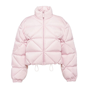 Chaqueta Corta Acolchada para Mujer, Chaqueta Corta con Cierre, Ecológica, Resistente al Viento y Transpirable para Invierno - Product Image 5