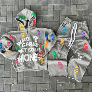 Sudaderas con Capucha para Hombre con Apliques de Letras, Venta al Por Mayor, Sudaderas con Logotipo Personalizado, Marca Privada, Fabricante de Ropa Urbana Premium - Product Image 4