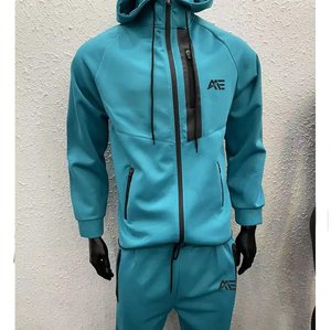 <b>Men</b>’s Outdoor Softshell Track Suit Hoodies Zip <b>Jacket</b> & Athletic Jogger Pants | Custom Sportswear Manufacturer - Product Image 3