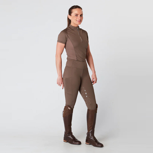 Leggings d'équitation pour femmes, tissu extensible de qualité supérieure, taille haute, pantalon d'équitation confortable pour l'entraînement équestre - Product Image 4