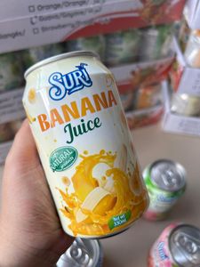 น้ำกล้วยซูริ 330 มล. กระป๋อง  ธรรมชาติ  คัดกรอง  ไขมันต่ำ 100% บริกซ์  เครื่องดื่มผลไม้  อายุการเก็บรักษายาวนาน  เก็บรักษาที่อุณหภูมิปกติ (คุณเอเลน่า-+84 966) - Product Image 3