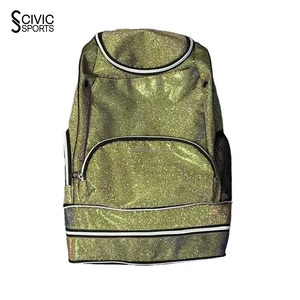 Bolsa con compartimento separado húmedo y seco impermeable, bolsa de Ballet, bolsa de baile deportiva con purpurina de arcoíris brillante para niñas - Product Image 5