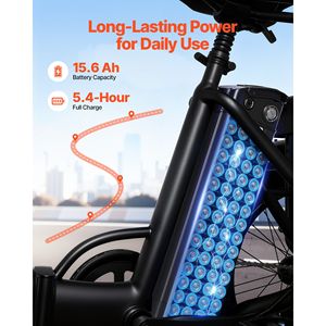Batterie de vélo électrique 1000W 48V 15.6Ah avec chargeur 3A, moteur de vélo électrique détachable avec BMS pour vélos électriques 1000W+ - Product Image 3