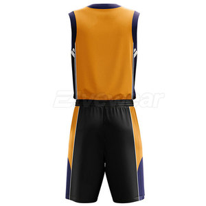 Uniforme de Baloncesto de Poliéster Transpirable de Alta Calidad con Diseño Único, Venta al Por Mayor de Ropa Deportiva, Uniforme de Baloncesto Más Vendido - Product Image 2