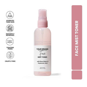 Tónico Facial Hidratante y Nutritivo Vegano Orgánico de Marca Privada, Bruma Facial y Corporal en Spray para Mujeres con Propiedades Aclarantes - Product Image 4