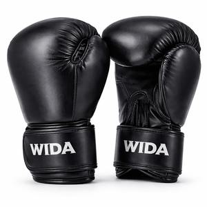 Guantes de Boxeo de Piel Sintética PU de Alta Calidad al por Mayor, Guantes de Entrenamiento Duraderos con Logotipo Personalizado y Patrón Deportivo Impreso - Product Image 1