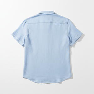 Camisa de Verano Ligera para Hombre, Premium, Casual, Transpirable, 100% Algodón, Bordada, Lisa, Anti-UV, Ecológica, de Secado Rápido - Product Image 6