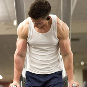 Débardeurs de sport tricotés pour hommes, style streetwear, séchage rapide, dos en Y, pour la musculation et la gym - Product Image 2