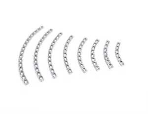 Plaque Courbe Orthopédique Vétérinaire en Acier Inoxydable 3,5 mm Lot de 8 Pièces Instruments de Chirurgie de Fixation Osseuse par Dentavex - Product Image 3