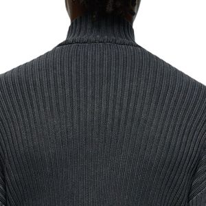 Chaqueta de punto para hombre, suave y cómoda, con cremallera, deportiva, informal, para entrenamiento, viajes, uso diario, proveedor OEM ODM - Product Image 4