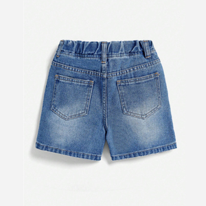 Shorts Bermuda décontractés pour homme en toile 100% coton rose, avec logo frontal, taille mi-haute élastique, couleur unie, respirants - Product Image 6