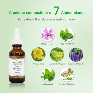 private label botanical skin lightening plant extracts dark spot whitening serum - Product Image 3