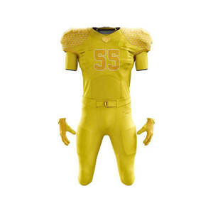 Custom Sublimated American Football Uniform Set Durable Mesh Jersey and <b>Padded</b> <b>Pants</b> for Team Sports Training Wholesale - Product Image 3