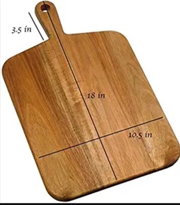 Top Quality Wooden Chopping Board for Kitchen Use with Juice Groove Heavy Duty Cutting Board Available at Export Price - Product Image 3