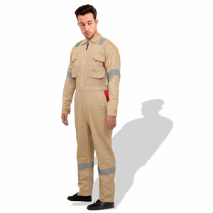 Breathable Cotton New Design Comfortable Hi Vis ANSI Class 2 <b>Waterproof</b> Safety Workwear Overall Uniform with Customized Logo - Product Image 5