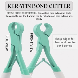 Cortador de Extensiones de Cabello con Queratina, Herramienta de Acero Inoxidable para Remover Extensiones con Punta I, Punta U y Punta de Uña - Product Image 2