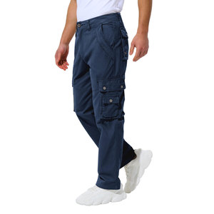 Pantalon de travail robuste, coutures renforcées, design robuste, idéal pour les chantiers de construction, confortable pour les activités quotidiennes en extérieur - Product Image 1