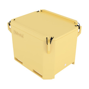 310L Roto Molded <b>Cooler</b> Box Plastic Insulated Fish Tub Embossed Non Spill Storage Container for Seafood Transport - Product Image 3