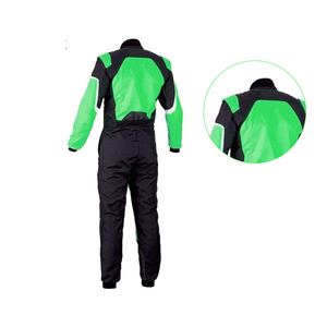 Combinaison de course moto pour homme, manches longues, vert et noir, respirante, pour toutes les saisons - Product Image 5