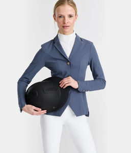 Chaqueta de competición ecuestre para mujer, otoño/invierno, elegante, ligera, transpirable, impermeable, de secado rápido, para espectáculos ecuestres - Product Image 3