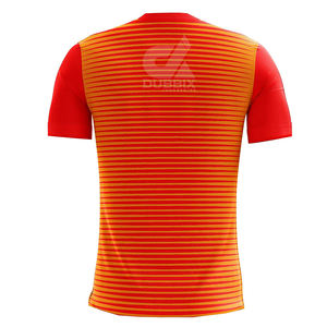 Maillot de football pour homme adulte de haute qualité, séchage rapide, été, avec impression de logo personnalisé sur le devant, broderie 3D, 100% polyester - Product Image 2