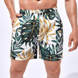 <b>Men's</b> Tropical Print Swim Shorts Quick Dry Beach Board Shorts Summer Swim <b>Trunks</b> fancy <b>Men</b> gym short printed 2026 - Product Image 1