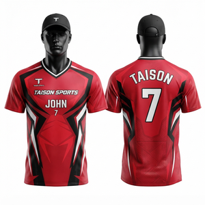 เสื้อเจอร์ซีย์ผู้ชายแบบอินเตอร์ล็อค ระบายอากาศได้ดี พรีเมียม 220 GSM สีเหลืองดำ สำหรับชุดทีมแบบกำหนดเอง ป้องกันแบคทีเรีย ป้องกันรังสียูวี แขนสั้น - Product Image 1