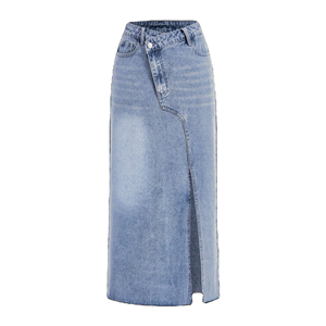 Jupe midi en satin pour femme, taille haute, fluide, élégante, pour soirée ou tenue décontractée, style haut de gamme - Product Image 1