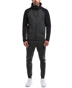 OEM-ropa deportiva con cremallera para correr, chándal Con parte inferior de retales, venta al por mayor - Product Image 1