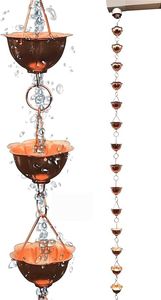 Cadena de Lluvia Decorativa para Jardín y Patio, Cadena de Lluvia de Hierro de Alta Calidad para Canaletas, Cadena de Lluvia Metálica Decorativa - Product Image 2