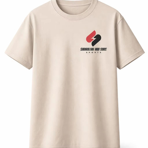 Camiseta Beige para Hombre con Logotipo Personalizado al por Mayor, Cuello Redondo, Sin Mangas, Informal, Transpirable, Ecológica, Fabricante OEM - Product Image 1